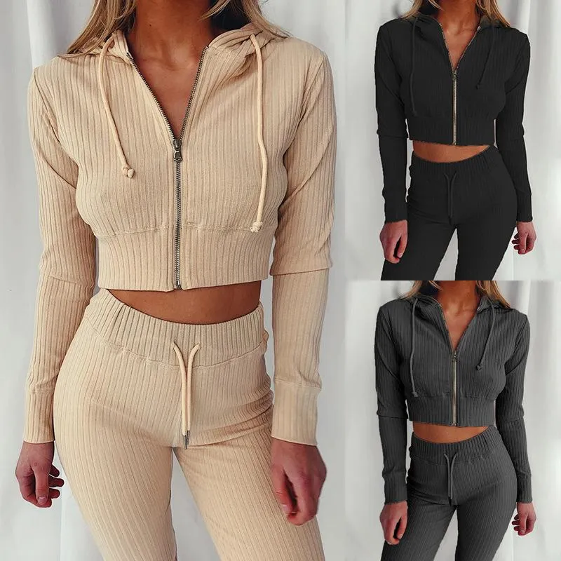 2pc Lounge Outfit with Crop Sweater