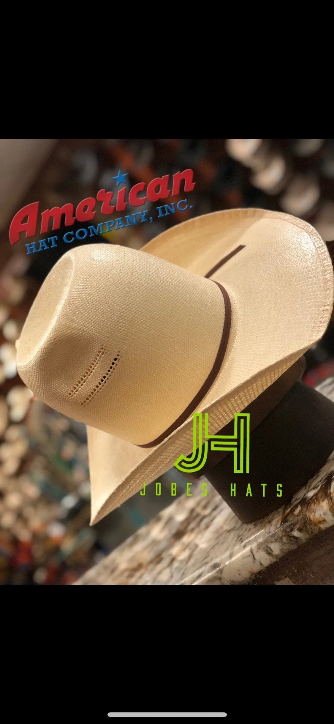 American Hat 🇺🇸 #601 Bangora TALL  7” crown and 4” brim (Discontinued)