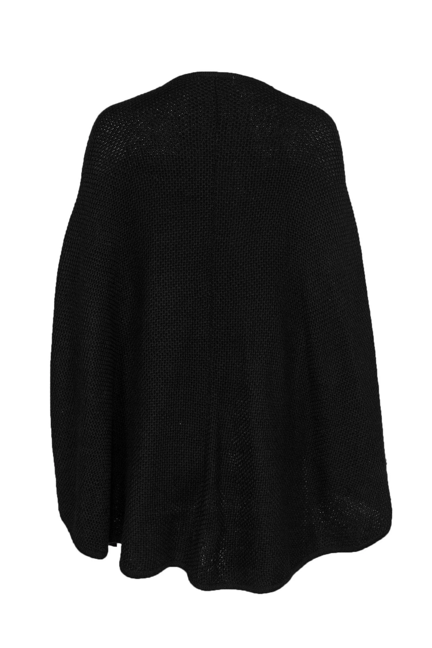 Anne Fontaine - Black & White Knit Cape Sz S