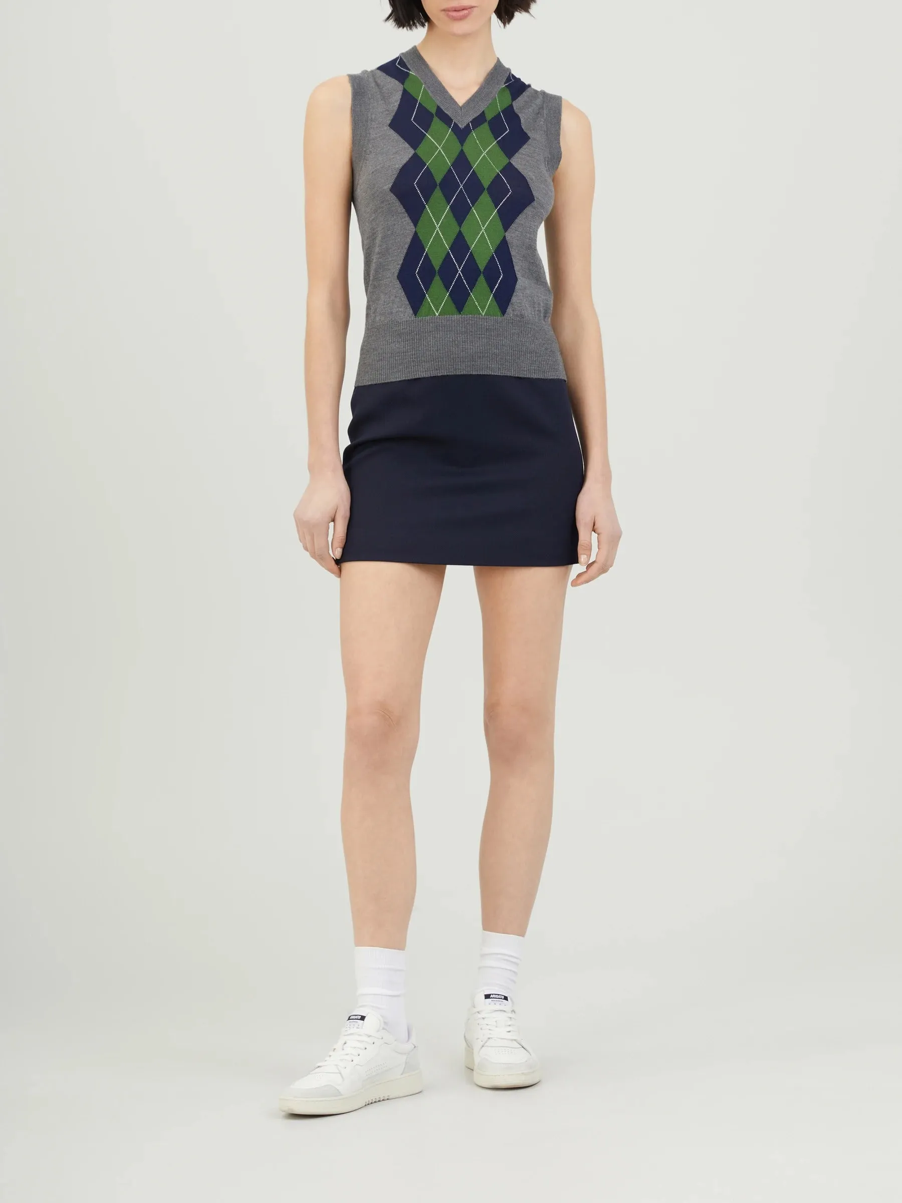 Argyle Knit Vest