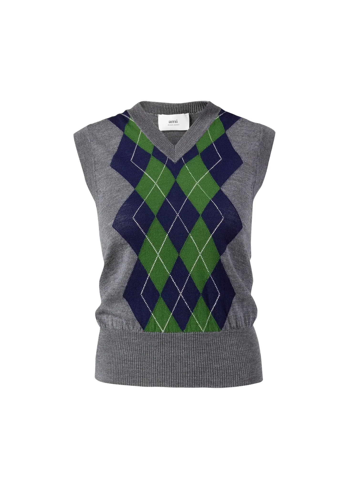 Argyle Knit Vest