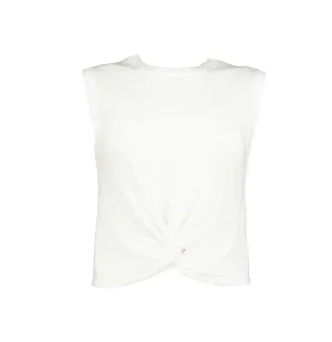 B&Y Twist Front Tank-Ivory