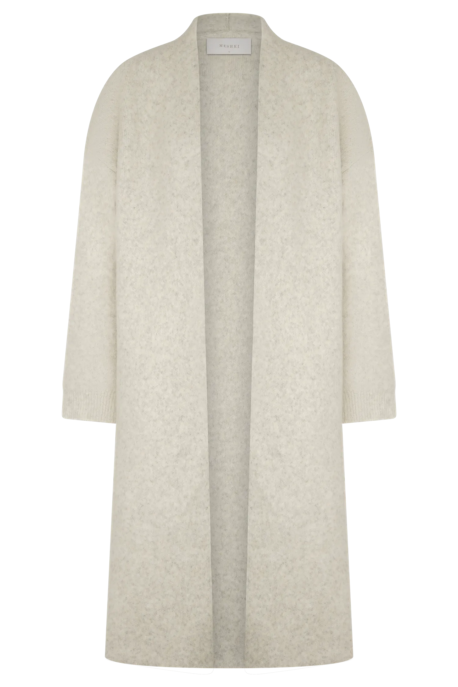 Benson Maxi Knit Cardigan - Cream Marle