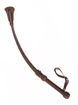 Bondage Brown Leather Riding Crop