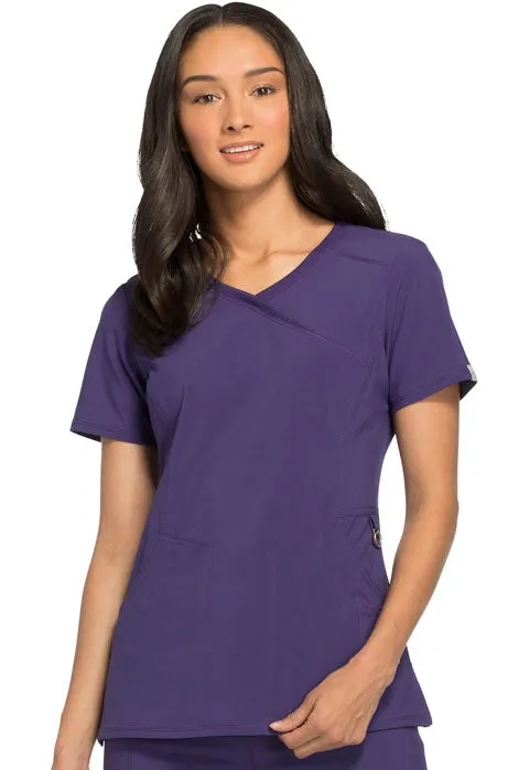 Cherokee Infinity Women's Mock Wrap Scrub Top 2625A