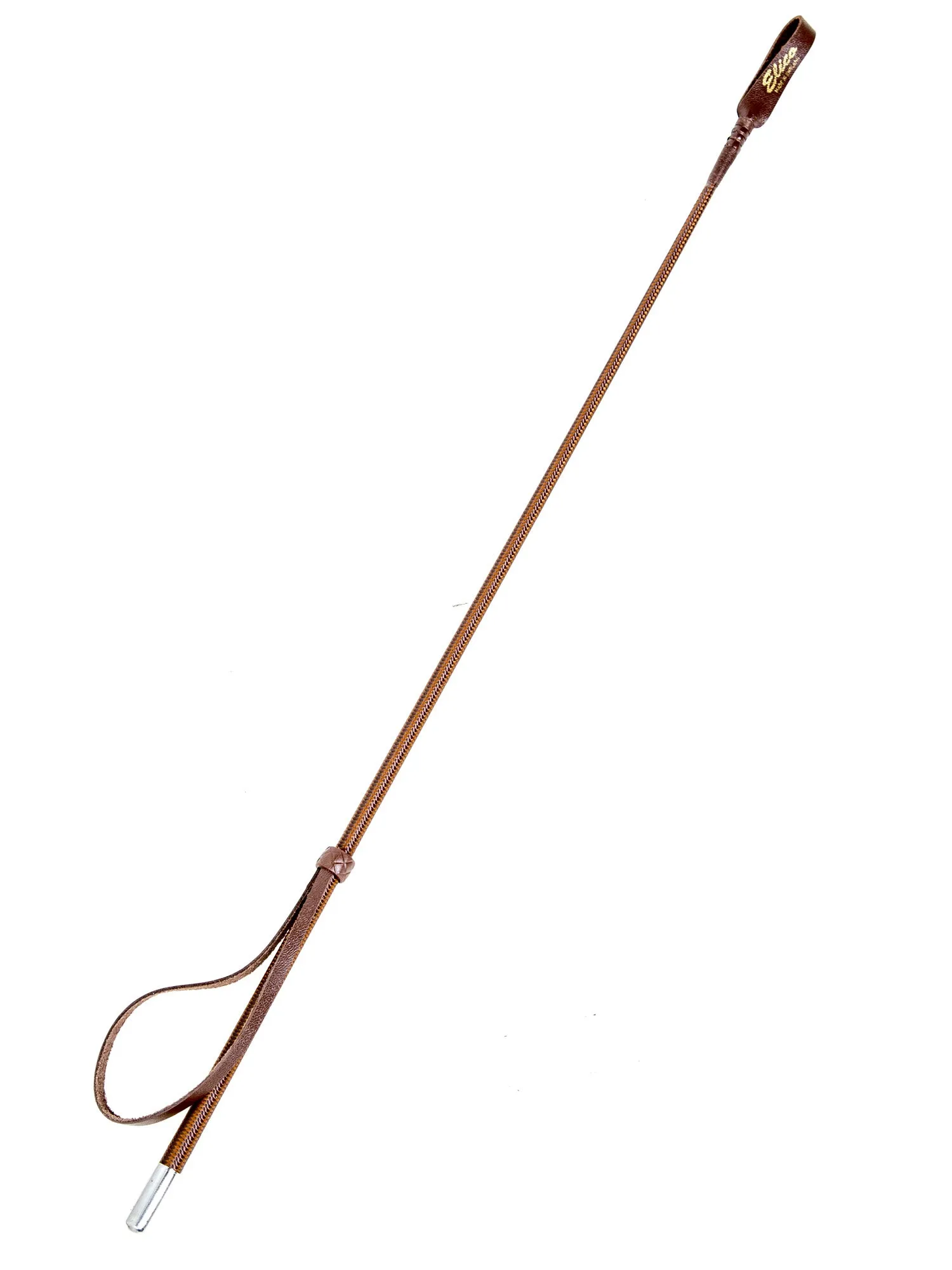 Classic Brown Leather Riding Crop