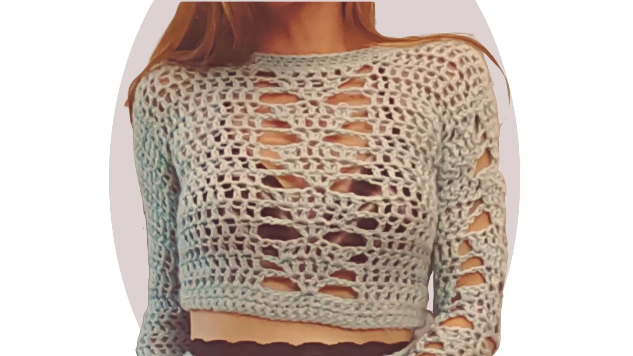 Crochet Sweater Pattern - Amplify