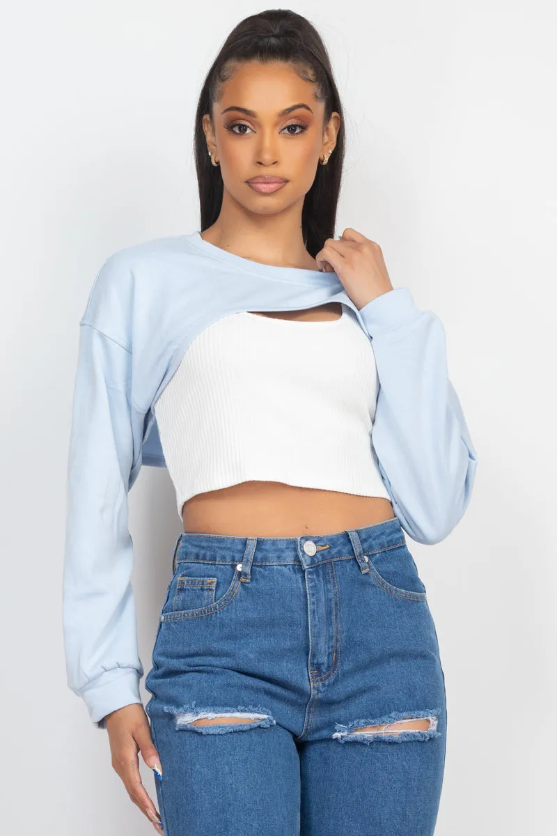 Crop Bolero Shrug