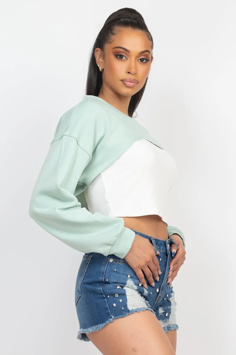 Crop Bolero Shrug