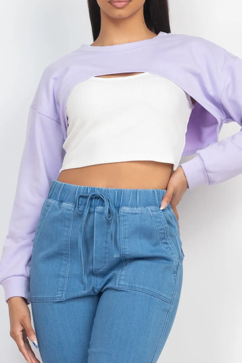 Crop Bolero Shrug