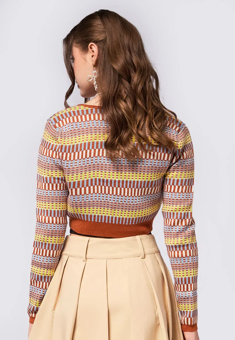 Cropped Knit Sweater