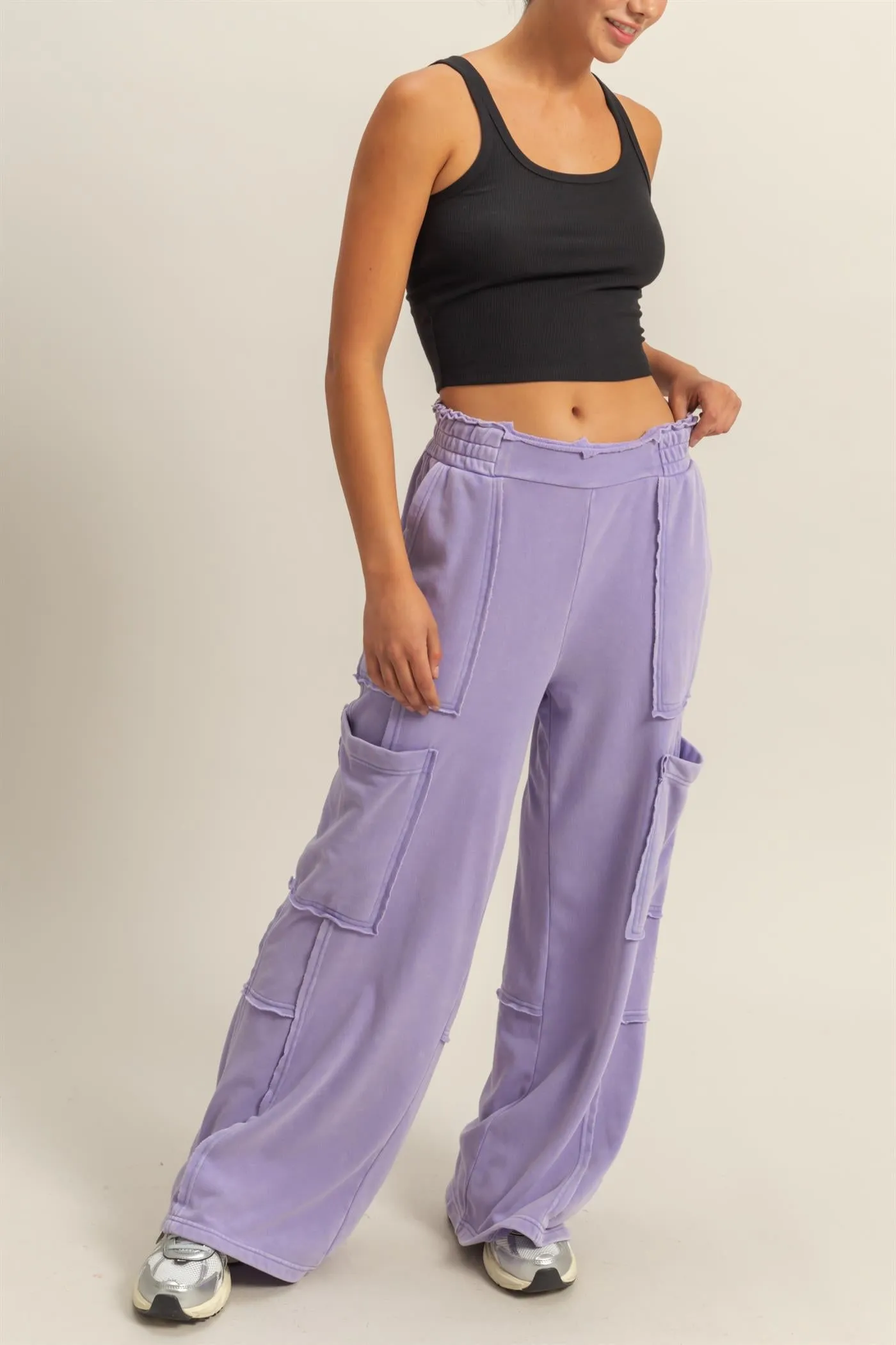 DZ25E111-Oversized Utility Sweatpants