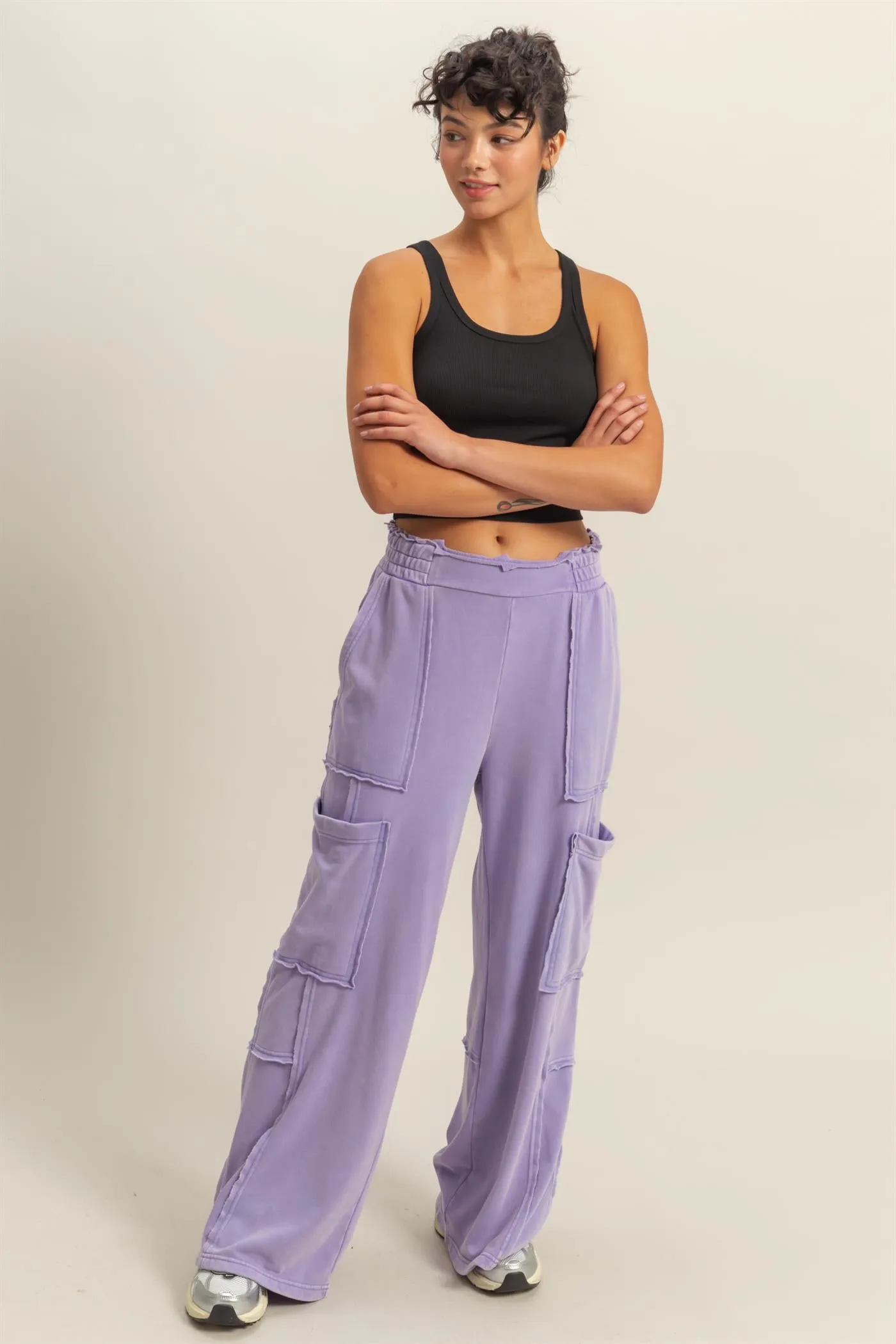 DZ25E111-Oversized Utility Sweatpants