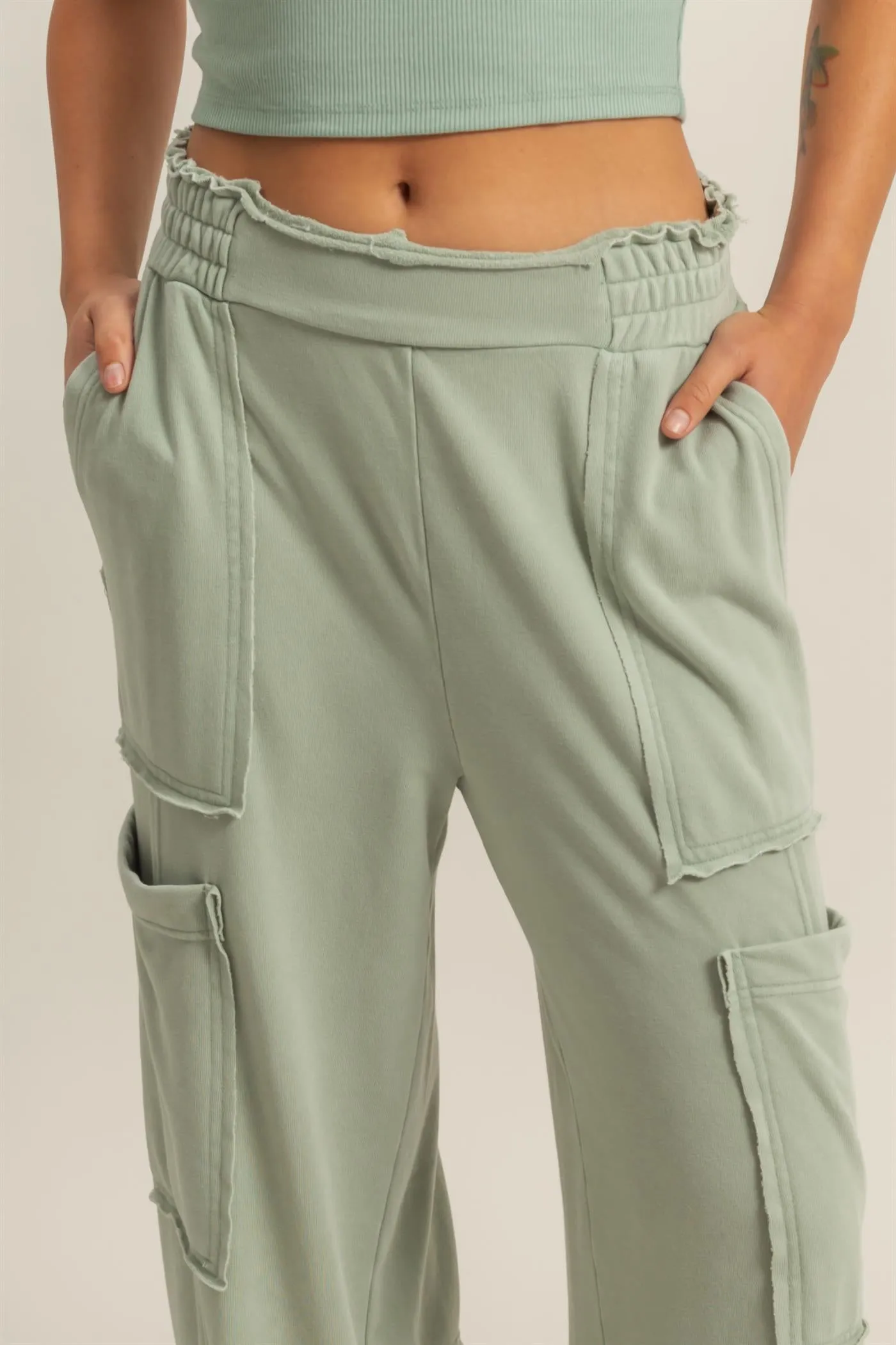 DZ25E111-Oversized Utility Sweatpants