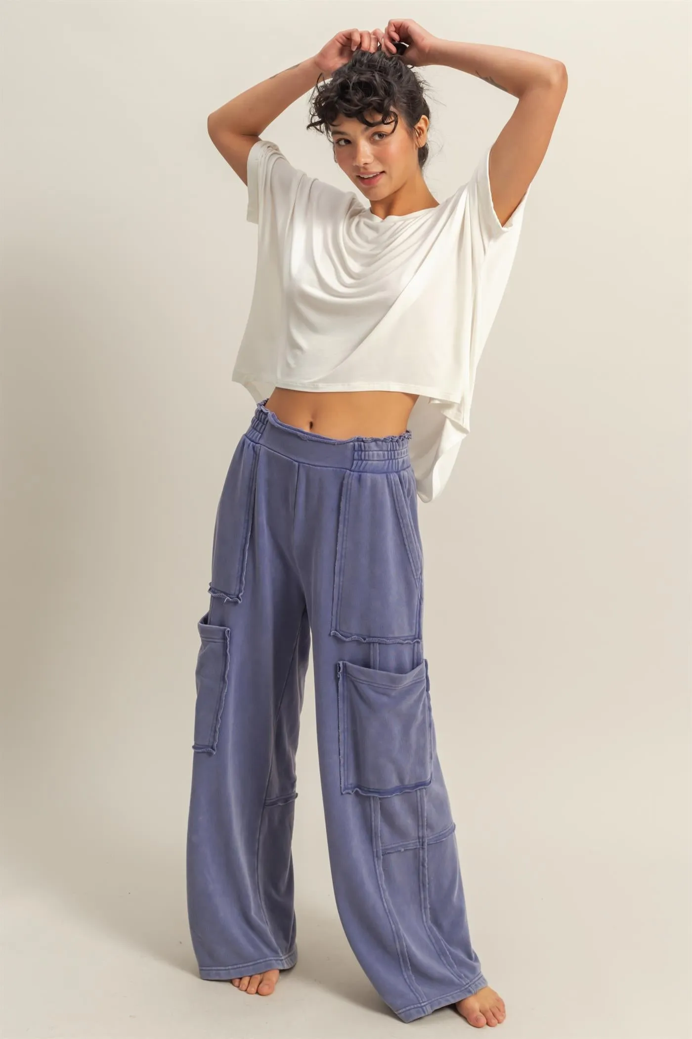 DZ25E111-Oversized Utility Sweatpants