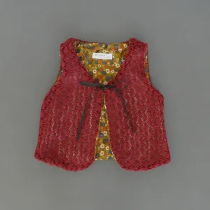 Fairytale Burgundy Vest