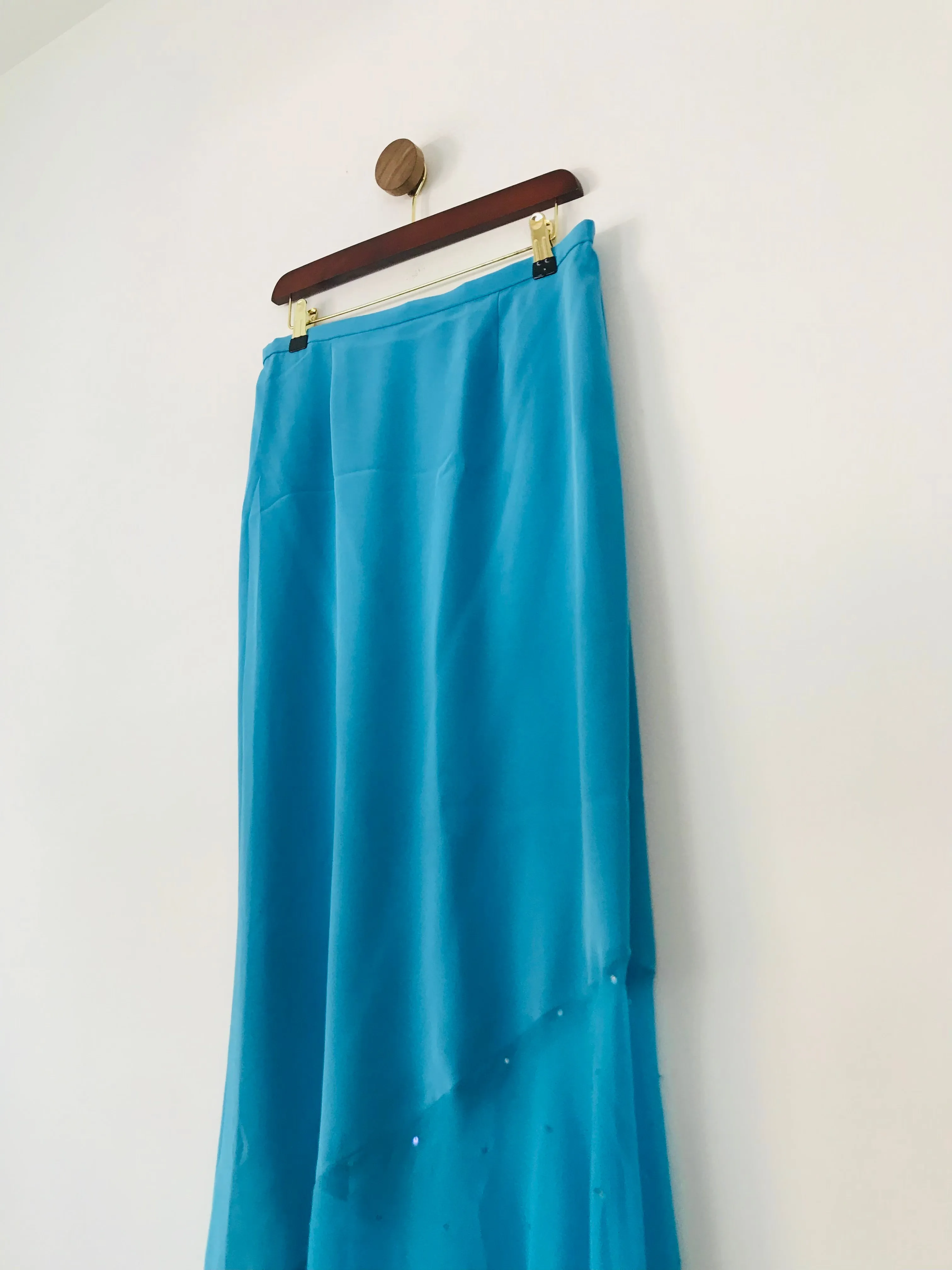 John Charles Women's Sequin Maxi Skirt | UK14 | Blue