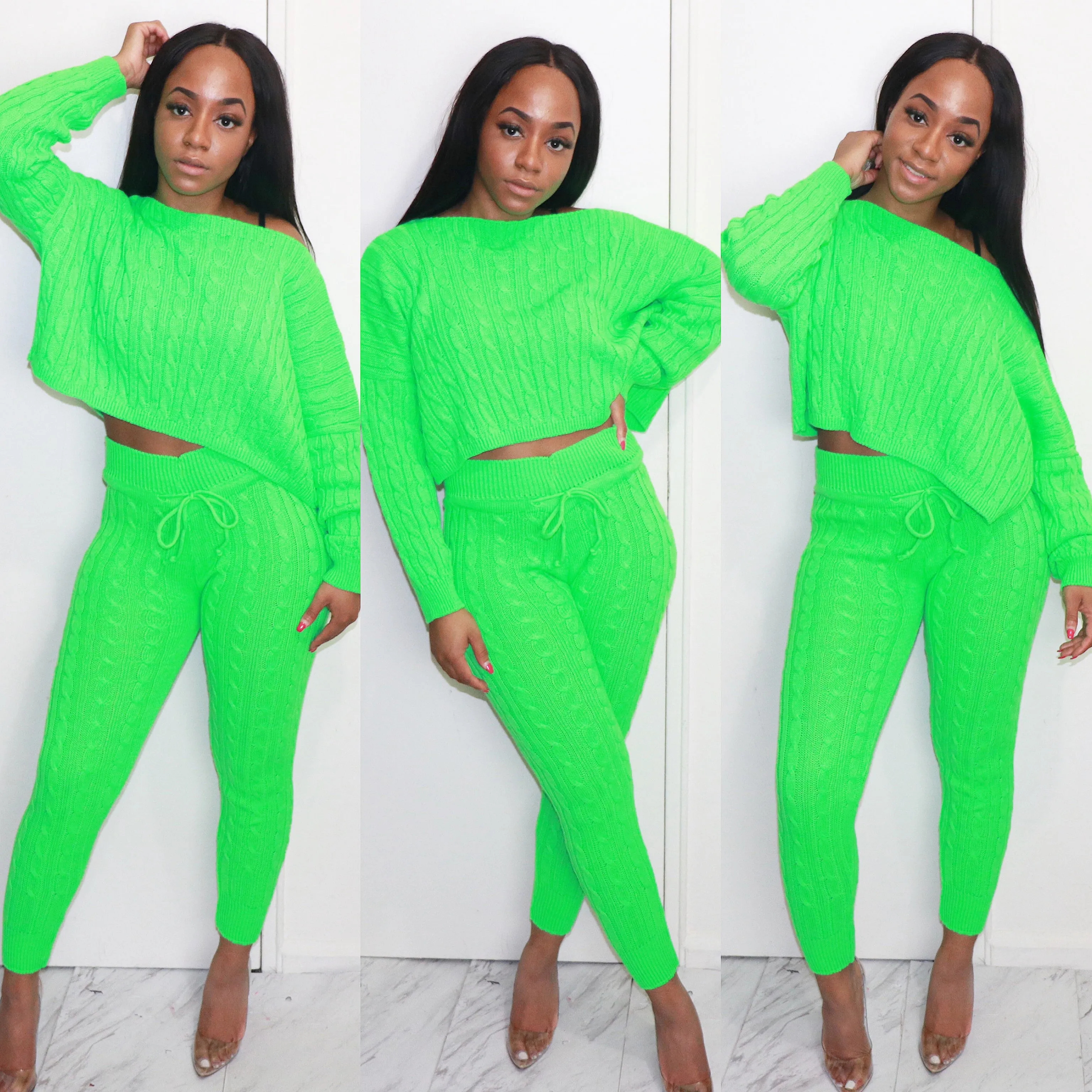 Just Chill Knit Pants Set