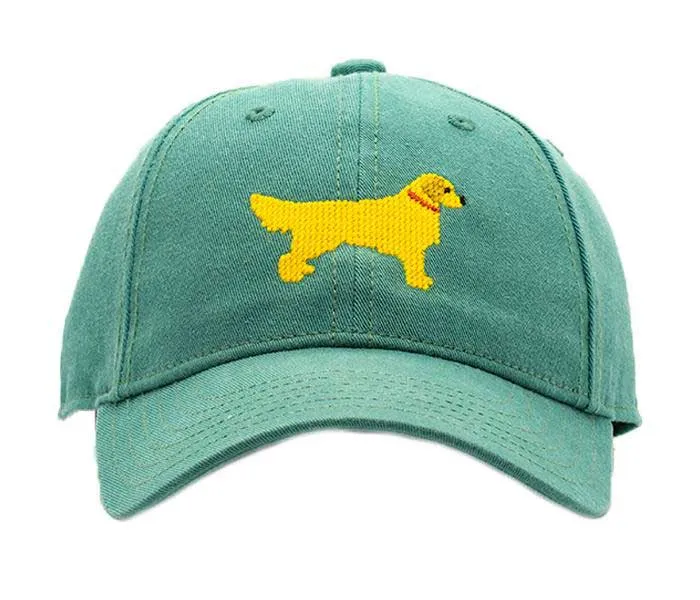 Kid's Needlepoint Hat - Golden Retriever