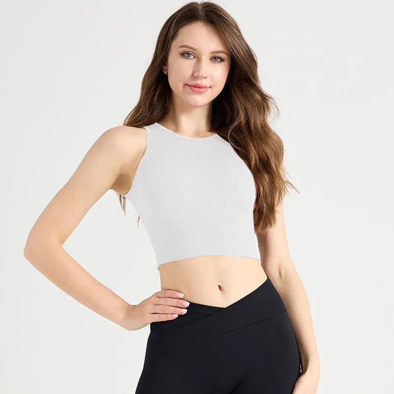 LionVII Knit Crop Tops for Women