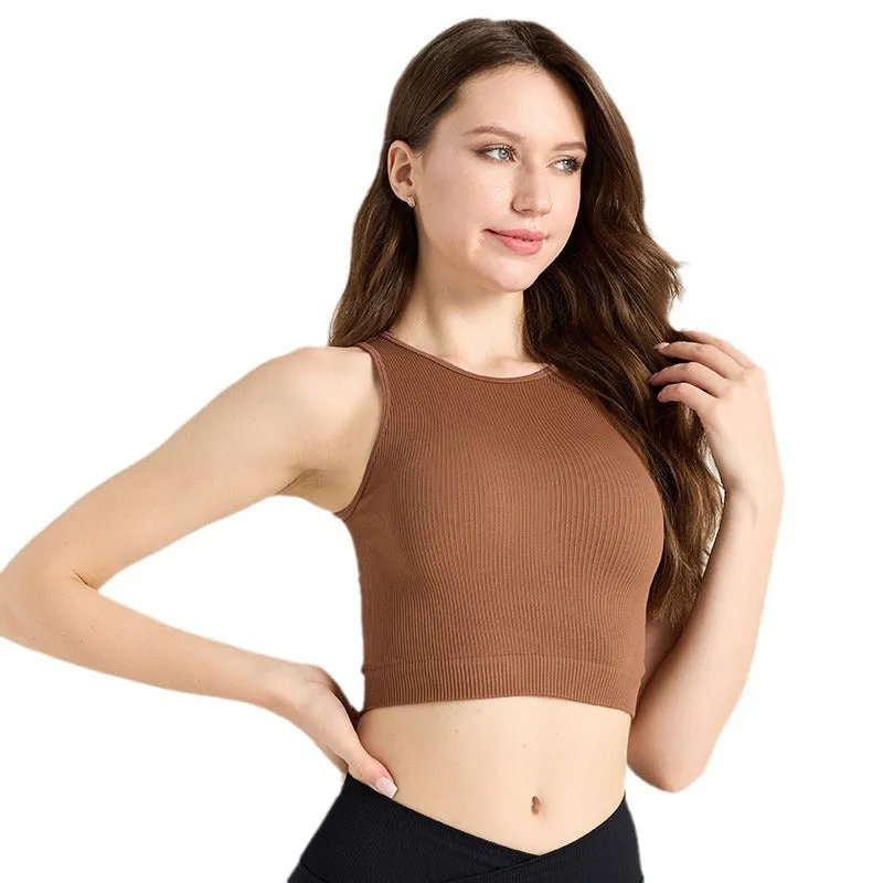 LionVII Knit Crop Tops for Women