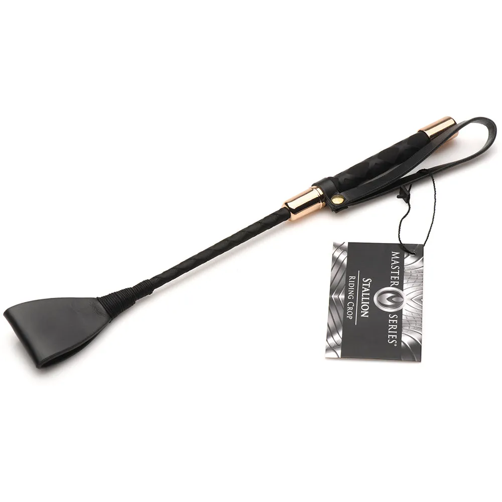 Master Series 12 Inch Stallion Riding Crop