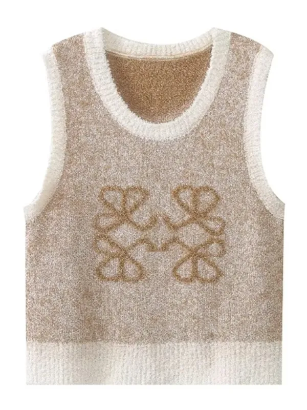 Music Festival Knitted Fluffy Crop Top