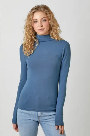 MYS MockNeck-Blue