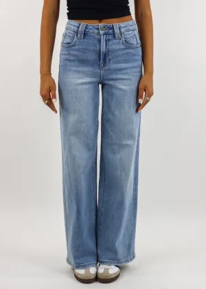 No Man Wide Leg Jeans ★ Medium Wash