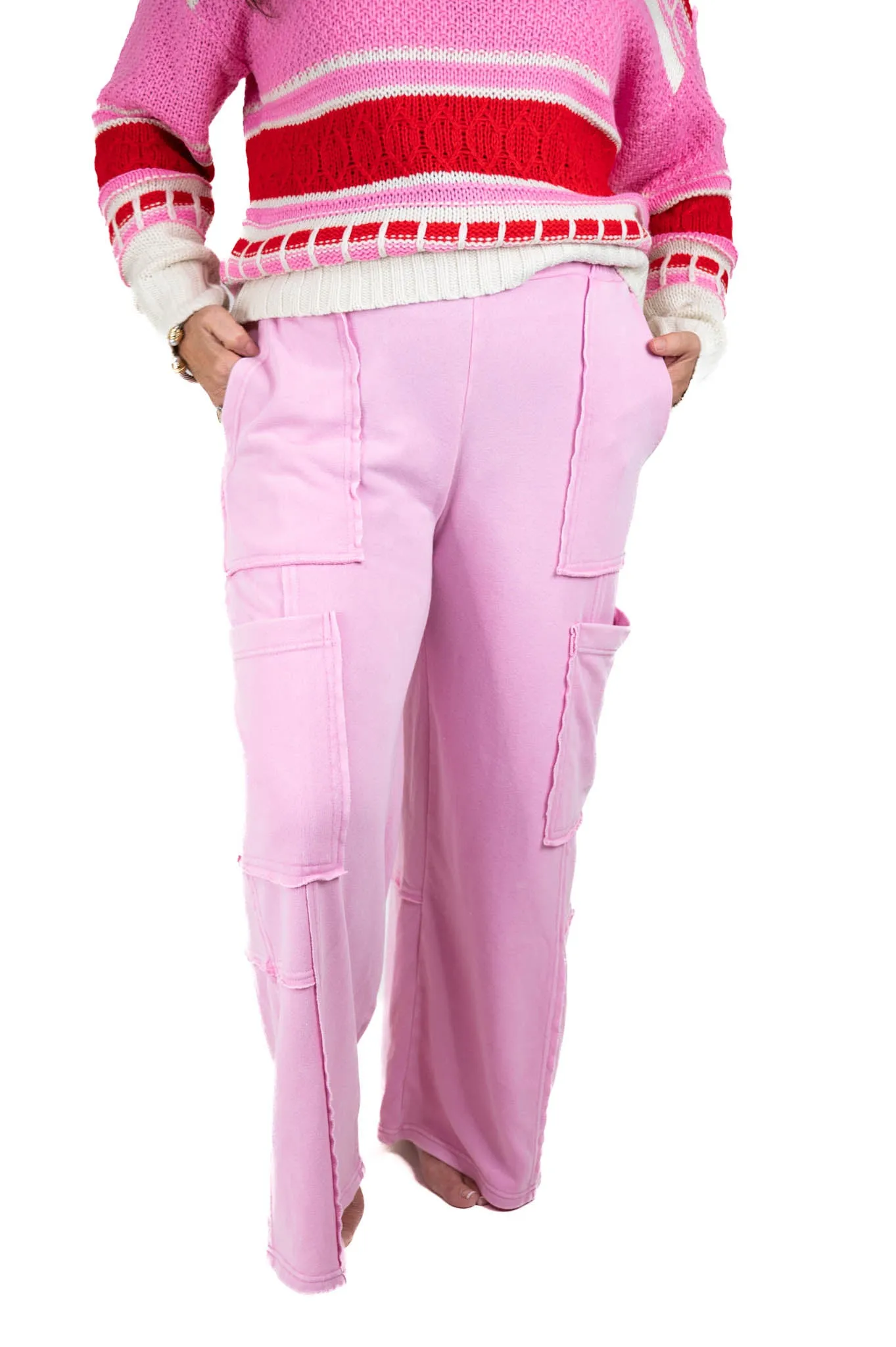 Pink Oversized Pants