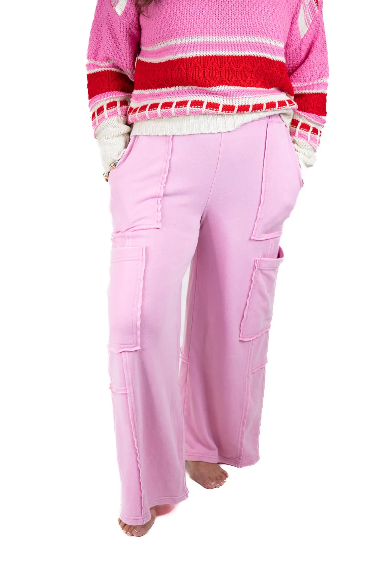 Pink Oversized Pants