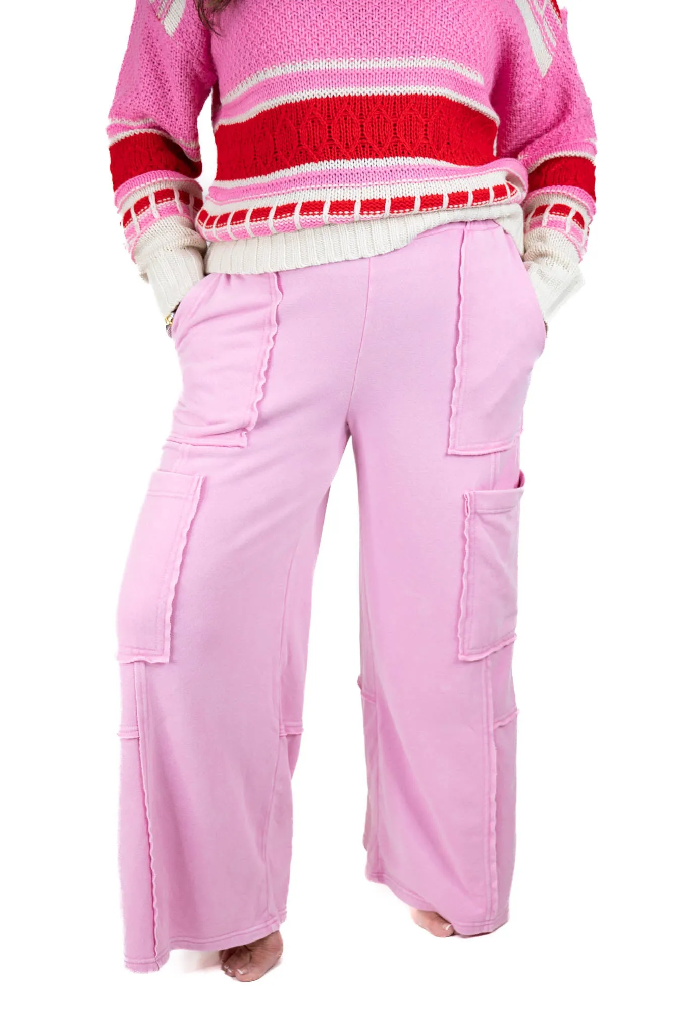 Pink Oversized Pants