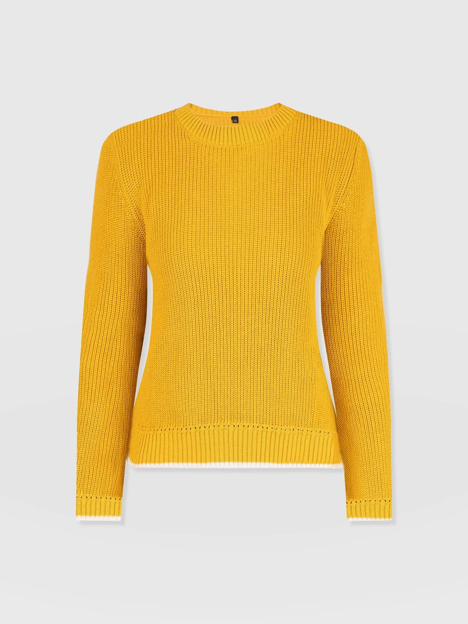 Remy Crop Sweater - Yellow