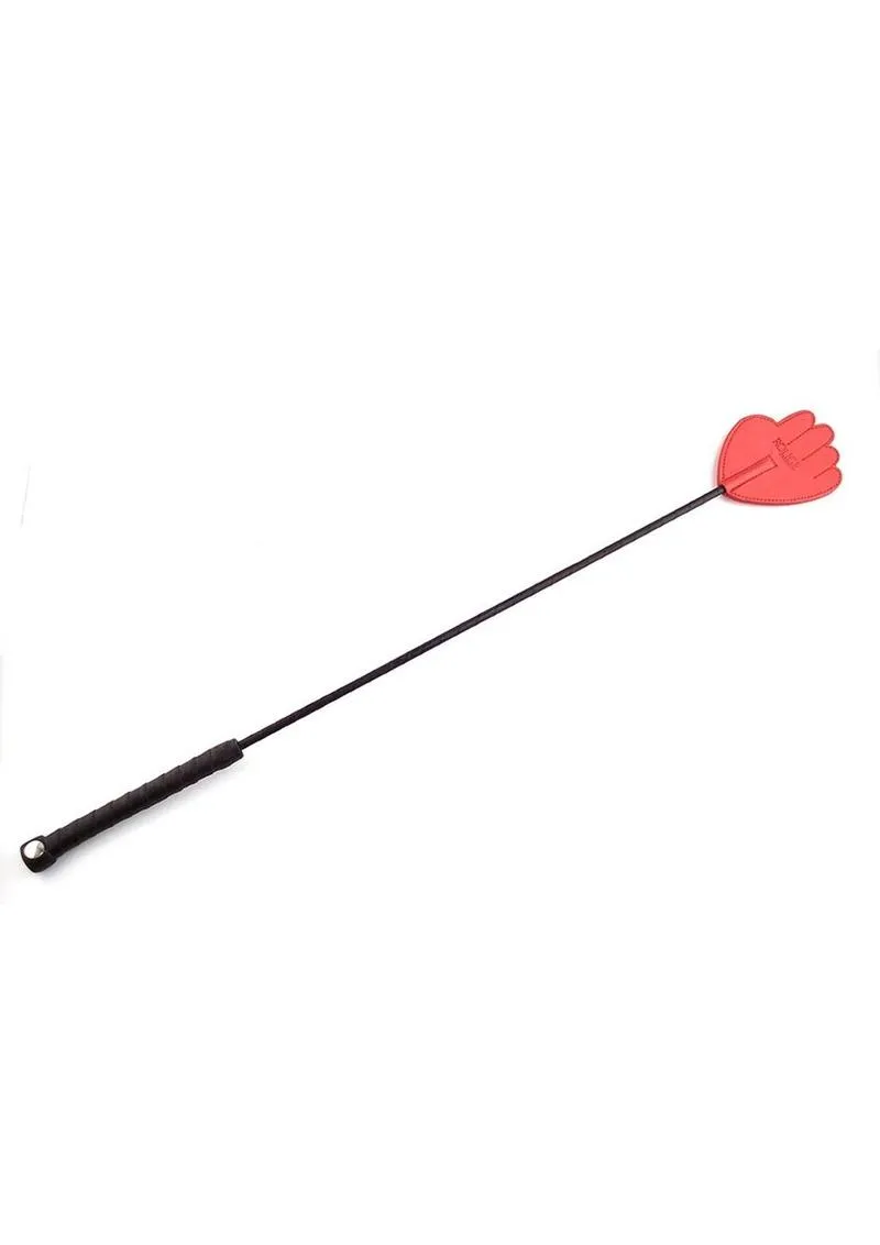 Rouge Fifty Times Hotter Leather Hand Riding Crop