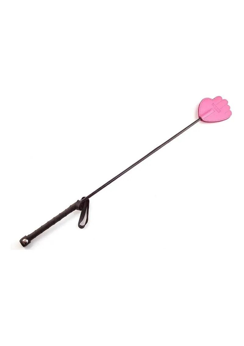 Rouge Fifty Times Hotter Leather Hand Riding Crop