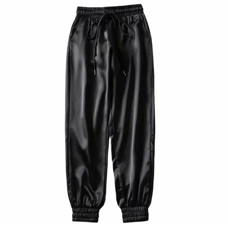 Silky High Waist Trouser Joggers  COLORS