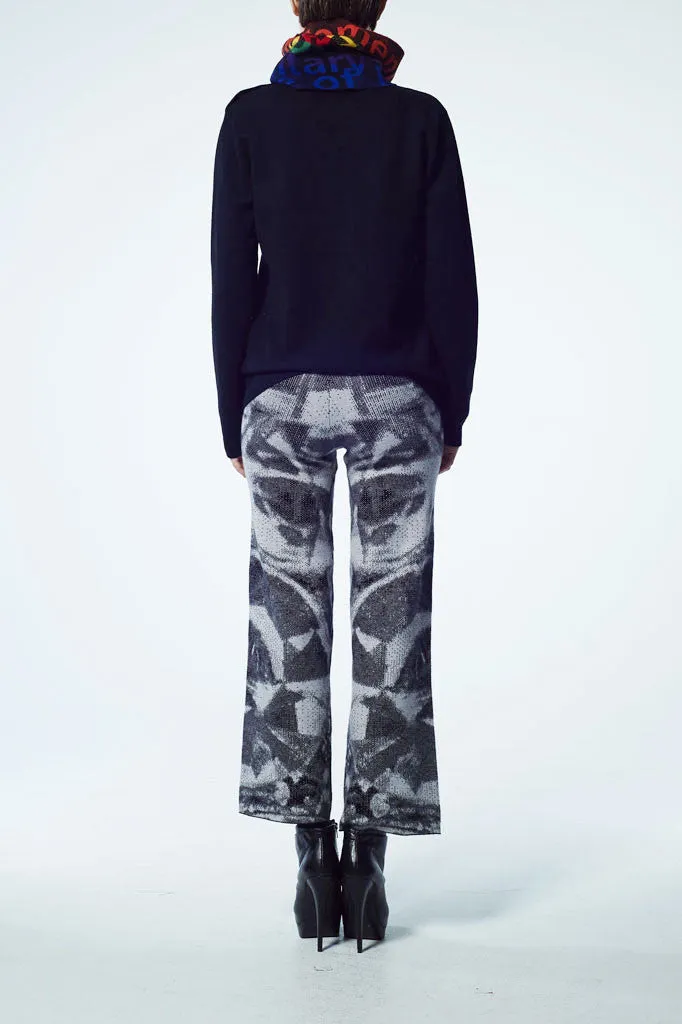 Slade Collection- Diamond Graphic Jacquard Legging