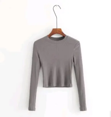 Slim Short Long Sleeve Sweater