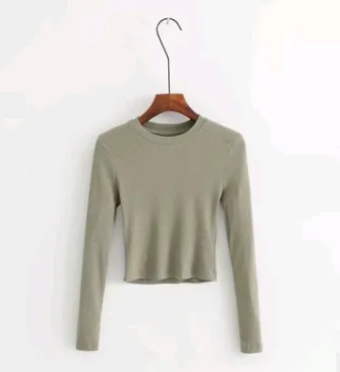 Slim Short Long Sleeve Sweater