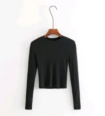 Slim Short Long Sleeve Sweater