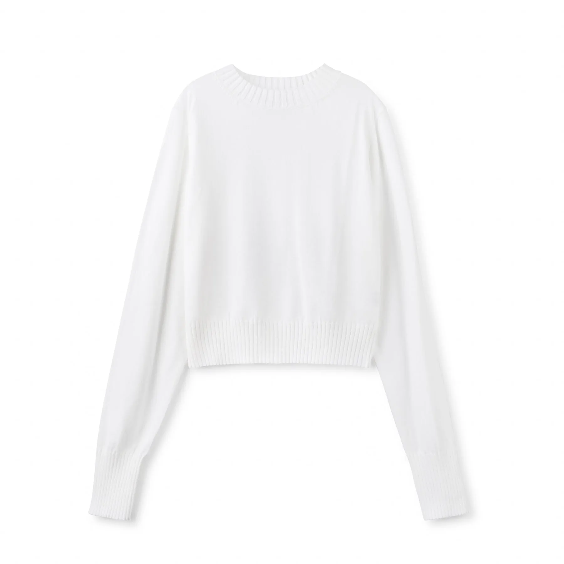 Summer Crop Sweater  IN: White