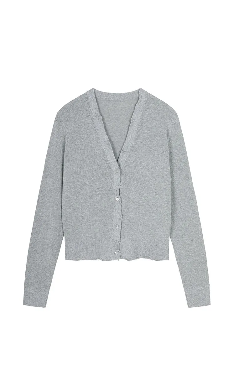 Sweater / JNBY Eco Slim Crop Cardigan