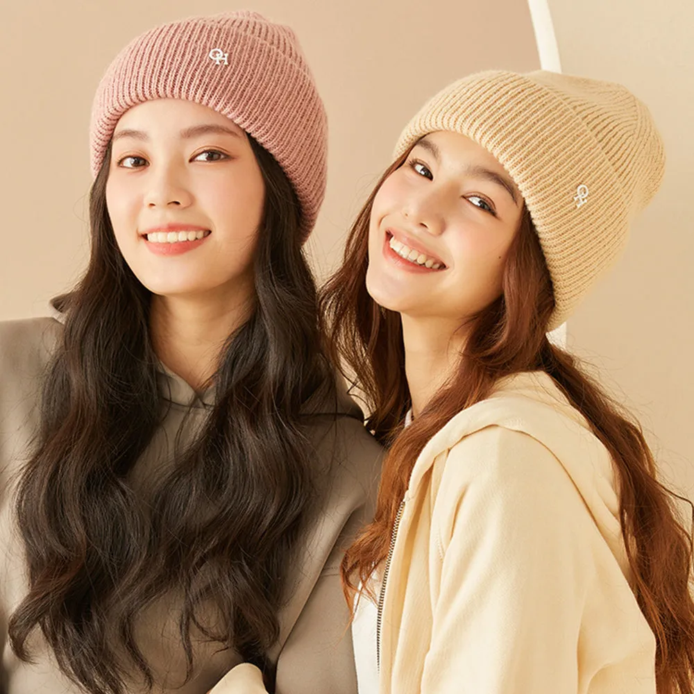 Winter Warm Beanie Cap Wool Heated Knit Hat